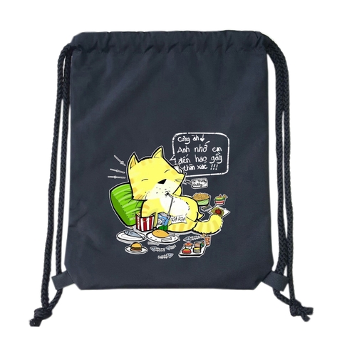 IN TÊN - LOGO THEO YÊU CẦU - Balo dây rút vải dù 1 ngăn