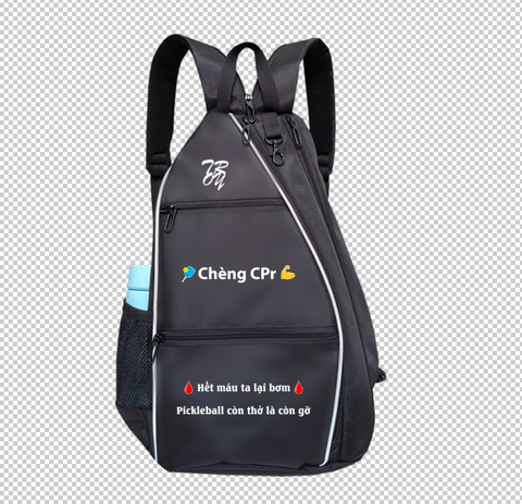 IN TÊN + LOGO THEO YÊU CẦU - Balo thể thao BALOVOT đựng vợt pickleball, cầu lông , vải chống thấm