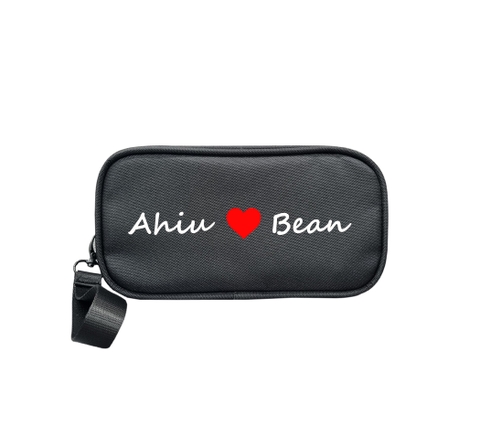 IN TÊN - LOGO THEO YC - VIRGO Bóp đựng bút viết, mỹ phẩm, phụ kiện size 22cm nhiều ngăn, chất vải bố pvc chống thấm