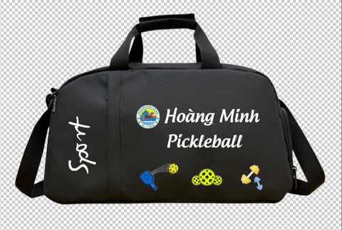 IN TÊN + LOGO THEO YÊU CẦU Túi trống thể thao du lịch HUNTER có ngăn đựng giày riêng. Vải bố pvc chống thấm