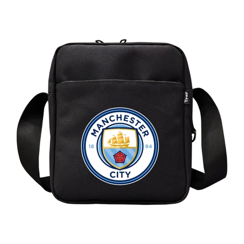 Túi đeo chéo nam nữ TROY SIMPLE logo bóng đá, chất vải bố pvc chống thấm