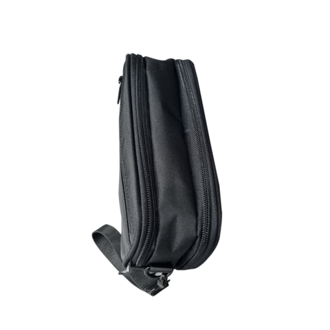 IN TÊN - LOGO THEO YC - VIRGO Bóp đựng bút viết, mỹ phẩm, phụ kiện size 22cm nhiều ngăn, chất vải bố pvc chống thấm