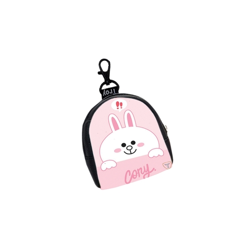 Ví móc khóa TROY OVAL-S đựng tiền lẻ đồ dùng cá nhân nhỏ gọn có chọn hình