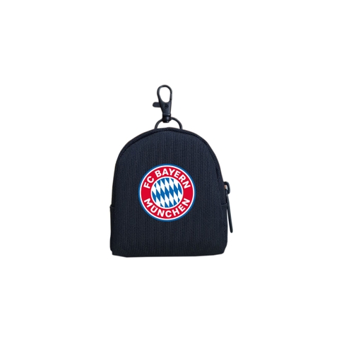 Ví móc khóa TROY OVAL đựng tiền lẻ, phụ kiện tai nghe,. chất vải bố pvc chống thấm, size 9 x 7 x 4cm