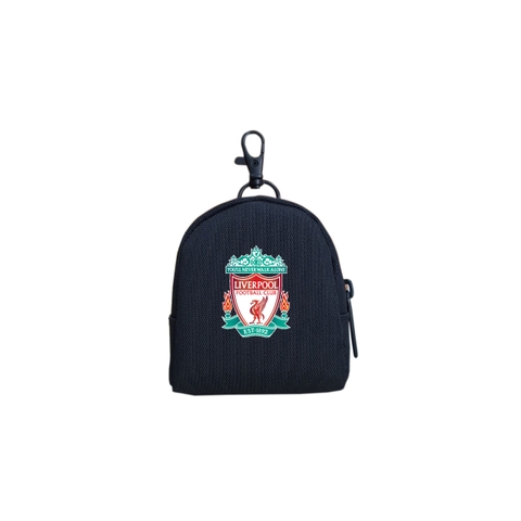 Ví móc khóa TROY OVAL đựng tiền lẻ, phụ kiện tai nghe,. chất vải bố pvc chống thấm, size 9 x 7 x 4cm