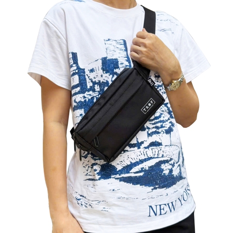 Túi đeo ngực, túi đeo chéo, đeo hông TROY IMESS đựng điện thoại, phụ kiện, vải bố pvc chống thấm