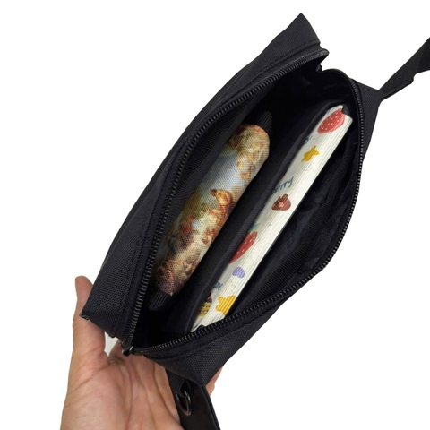 Túi đeo ngực, túi đeo chéo, đeo hông TROY IMESS đựng điện thoại, phụ kiện, vải bố pvc chống thấm