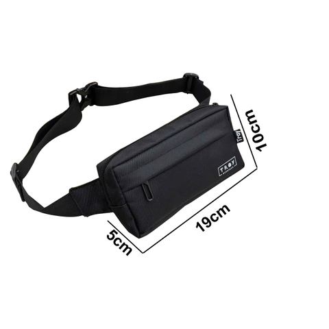 Túi đeo ngực, túi đeo chéo, đeo hông TROY IMESS đựng điện thoại, phụ kiện, vải bố pvc chống thấm