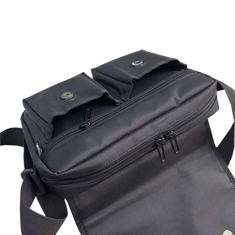 Túi đeo chéo nam nữ thời trang TROY IBOX vải bố chống thấm nước, size 29 x 20 x 6cm nhiều ngăn