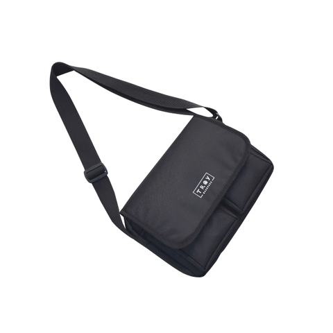 Túi đeo chéo nam nữ thời trang TROY IBOX vải bố chống thấm nước, size 29 x 20 x 6cm nhiều ngăn