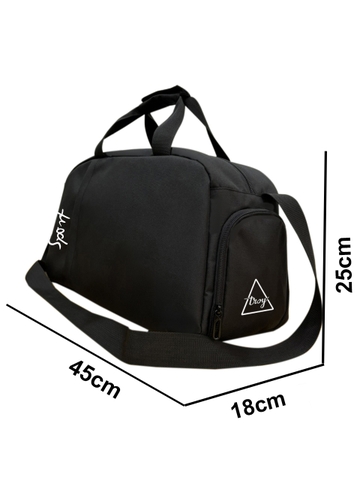 IN TÊN + LOGO THEO YÊU CẦU Túi trống thể thao du lịch HUNTER có ngăn đựng giày riêng. Vải bố pvc chống thấm