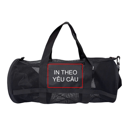 Túi trống lưới thể thao đa năng TROY GYMBALL đựng bóng rổ, bóng đá, vợt pickleball Size 50 x 24cm