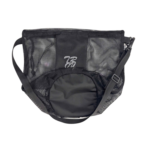 Túi lưới đáy tròn đựng bóng rổ bóng đá có quai đeo chéo