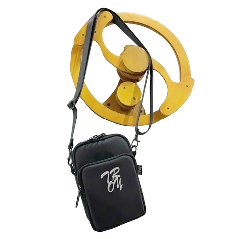 Túi đeo chéo TROY mini bag size 16 x 11cm đựng điện thoại, phụ kiện, chất liệu vải bố pvc chống thấm