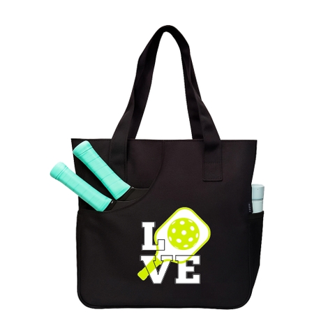 Túi tote đựng vợt pickleball TROY TOTE-PCK vải bố pvc trượt nước, size lớn 37 x 36 x 13cm