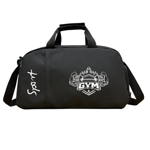 Túi trống thể thao du lịch TROY HUNTER đựng vừa vợt, ngăn đựng giày riêng. Vải bố pvc chống thấm