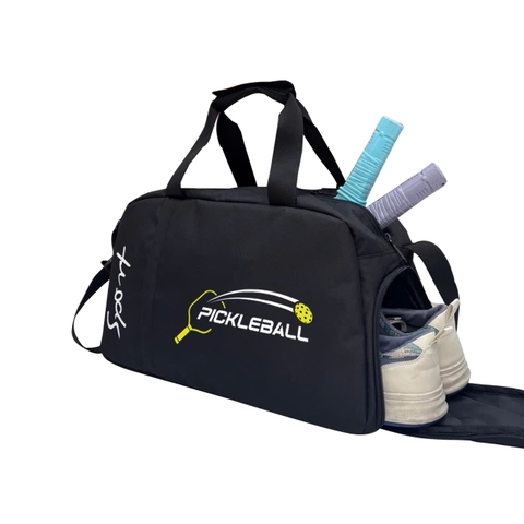 Túi trống thể thao du lịch TROY HUNTER đựng vừa vợt, ngăn đựng giày riêng. Vải bố pvc chống thấm