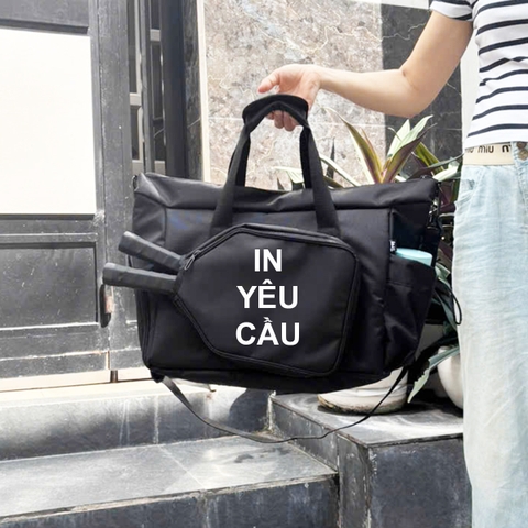 IN TÊN + LOGO THEO YÊU CẦU - TETHYS Túi thể thao đựng vợt pickleball ngăn riêng đựng giày IN TÊN + LOGO