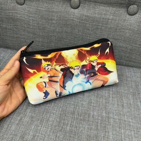 Bóp đựng bút viết dẹp TROY FB họa tiết câu lạc bộ bóng đá size 22 x 10cm, chất liệu vải bố