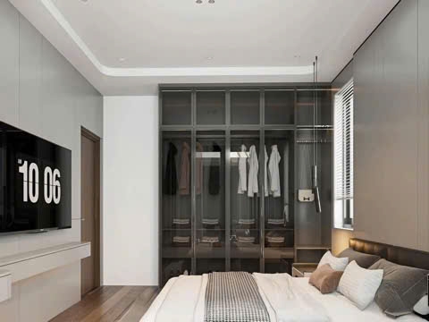 Mẫu nhà 02 tầng hiện đại 4.8x25m