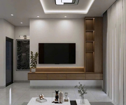 Mẫu nhà cấp 4 hiện đại 6,5x15m