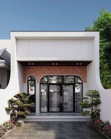 Mẫu nhà cấp 4 hiện đại 5x10m