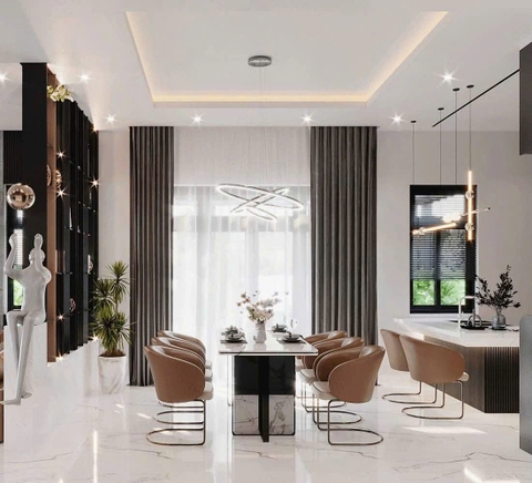 Mẫu nhà cấp 4 hiện đại mái thái 9x20m