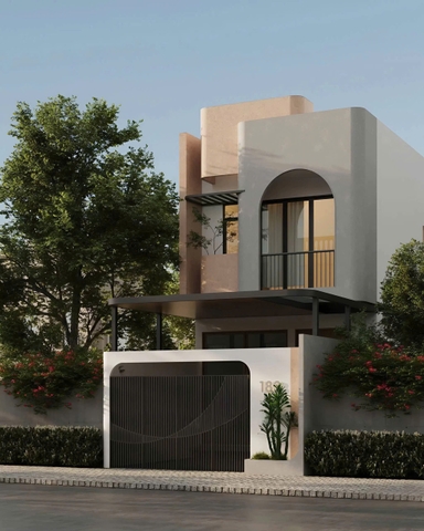 Mẫu nhà 02 tầng hiện đại 5x18m