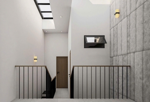 Mẫu nhà 03 tầng hiện đại 5x12m