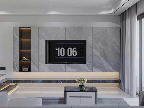 Mẫu nhà 02 tầng hiện đại 4.8x25m