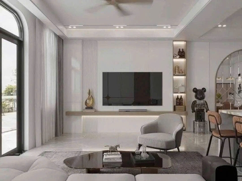 Mẫu nhà cấp 4 hiện đại 5x18m