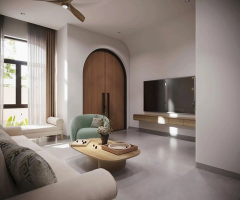 Mẫu nhà 02 tầng hiện đại 5x25m