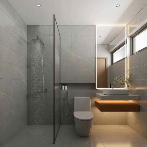 Mẫu nhà 02 tầng hiện đại 7x20m