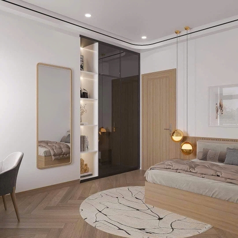 Mẫu nhà cấp 4 hiện đại 5x18m