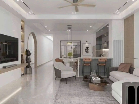 Mẫu nhà cấp 4 hiện đại 5x18m