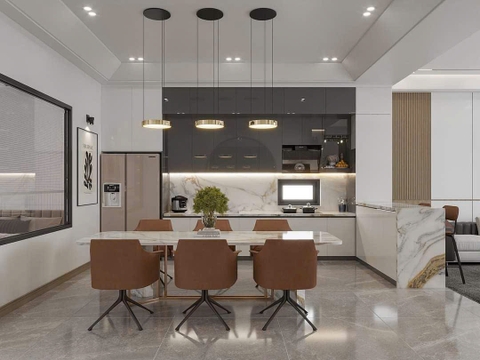 Mẫu nhà cấp 4 hiện đại 5x18m