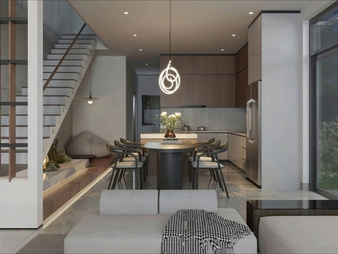 Mẫu nhà 02 tầng hiện đại 7x20m