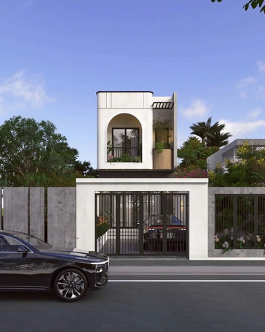 Mẫu nhà 02 tầng hiện đại 5x29m