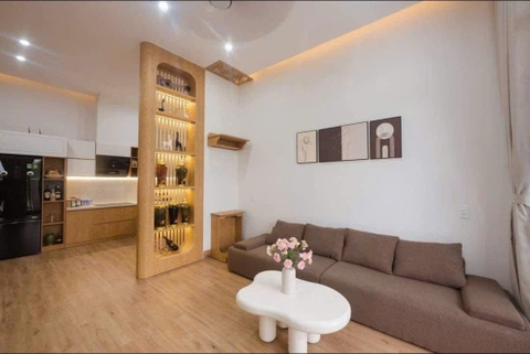 Mẫu nhà cấp 4 hiện đại 5x20m