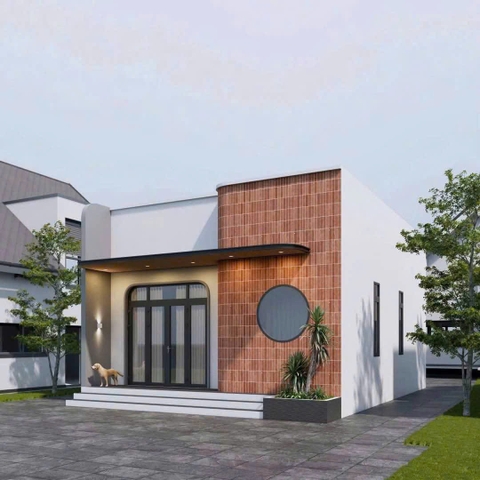 Mẫu nhà cấp 4 hiện đại 6,5x15m