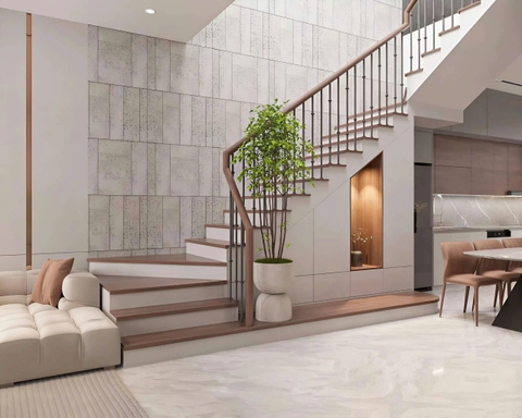 Mẫu nhà 03 tầng hiện đại 5x20m