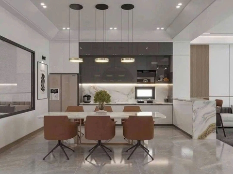 Mẫu nhà cấp 4 hiện đại 5x18m