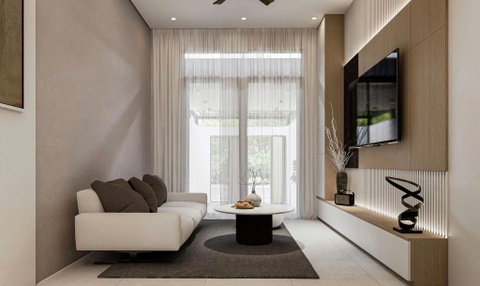 Mẫu nhà 03 tầng hiện đại 5x12m