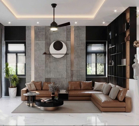 Mẫu nhà cấp 4 hiện đại mái thái 9x20m