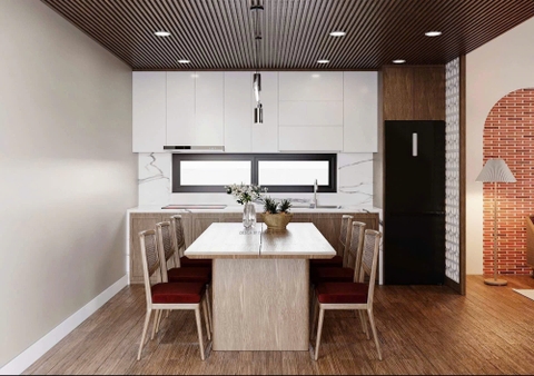 Mẫu nhà cấp 4 hiện đại 5x10m