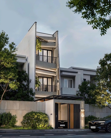 Mẫu nhà 03 tầng hiện đại 5x12m