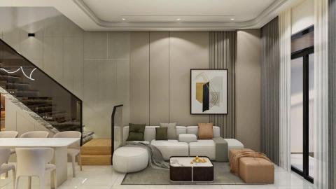 Mẫu nhà 03 tầng hiện đại 5x20m