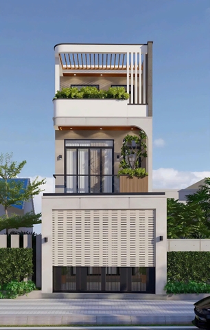 Mẫu nhà 03 tầng hiện đại 5x20m