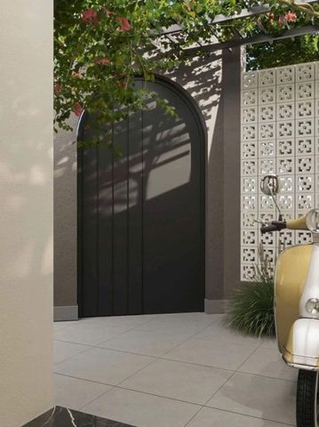 Mẫu nhà cấp 4 hiện đại 4x12m