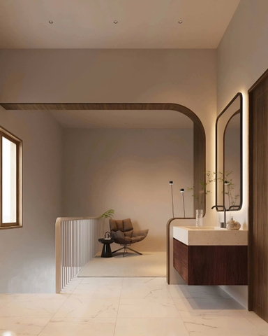 Mẫu nhà 02 tầng hiện đại 5x22m